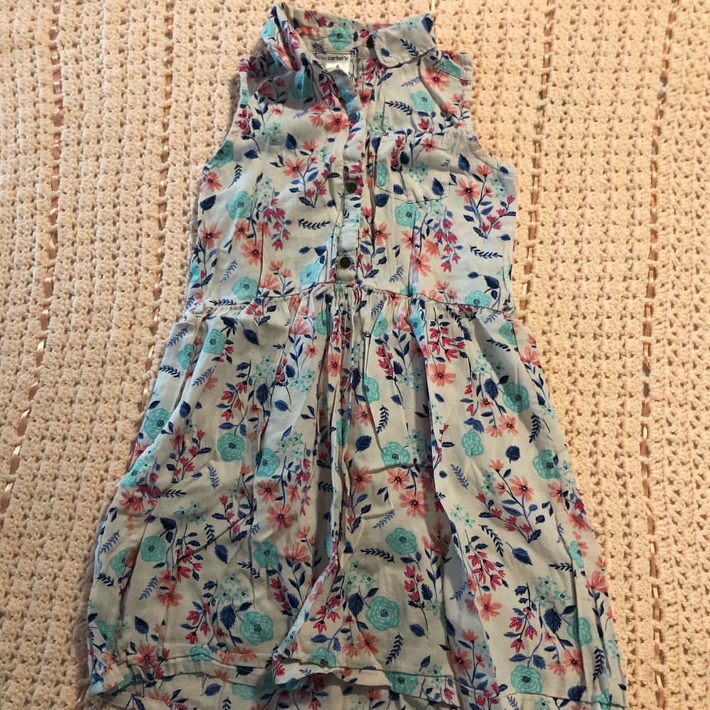 Sleeveless Floral Dress